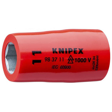 Knipex 98 37 11 Steckschlüsseleinsatz 11mm VDE Sechskantschrauben 3/8" 983711