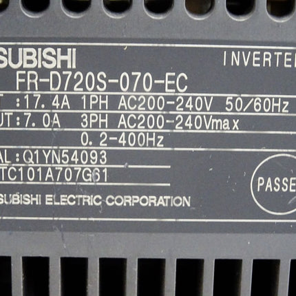 MItsubishi FR-D720S-070-EC Inverter 1.5kW