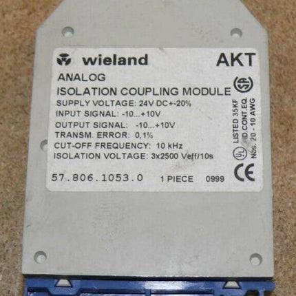 Wieland  AKT Isolation Koppelmodul Analog