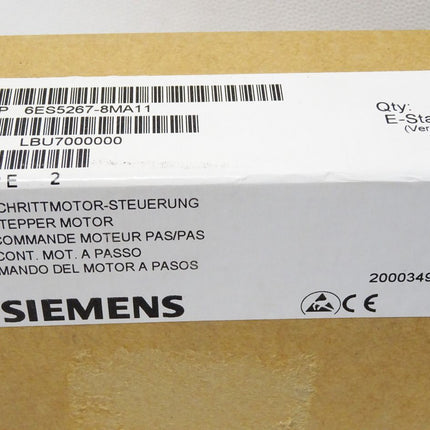 Siemens Schrittmotor-Steuerung 6ES5267-8MA11 6ES5 267-8MA11 / Neu OVP versiegelt