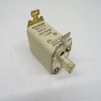 Siemens 3x NH00 Sicherung 20A 3NA1014 / 500V neu-OVP