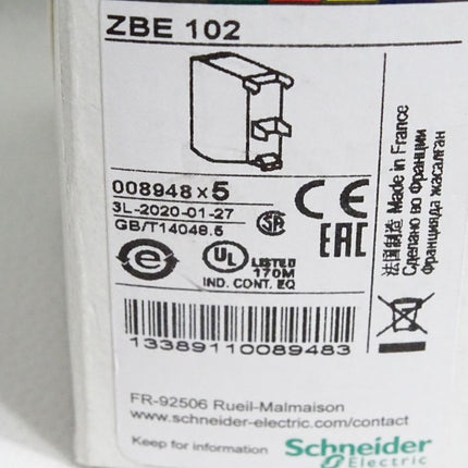 Schneider Electric Hilfsschalter ZBE 102 ZBE102 008948 / Inhalt:5 Stück / Neu OVP