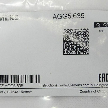 SIEMENS AGG5.635 Kabel / Cable NEU OVP versiegelt