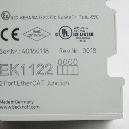 Beckhoff EK1122 2-Port-EtherCAT-Abzweig