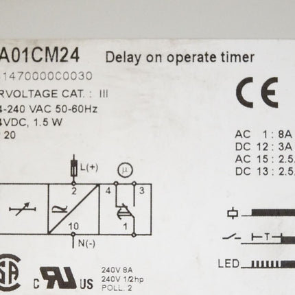 Carlo Gavazzi PAA01 PAA01CM24 Zeitrelais