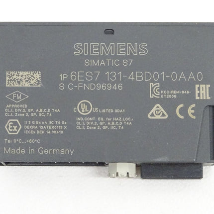 Siemens Simatic S7 6ES7131-4BD01-0AA0 / 6ES7 131-4BD01-0AA0