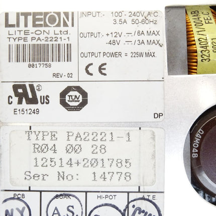 Liteon PA-2221-1 Power Supply 225W