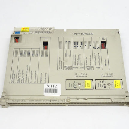 Siemens Simatic S5 6ES5460-4UA13 / 6ES5 460-4UA13 E:03