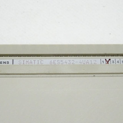 Siemens Simatic S5 6ES5432-4UA12 / 6ES5 432-4UA12 E:2