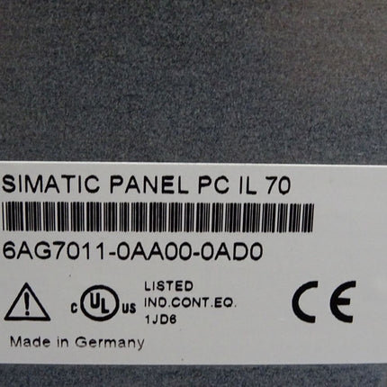 Siemens Panel PC IL 70 - 6AG7011-0AA00-0AD0 - ohne Netzteil