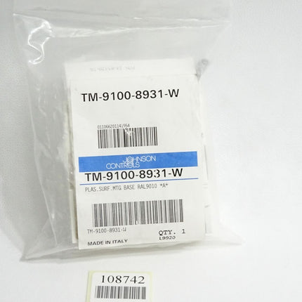 Johnson Controls TM-9100-8931-W  / Neu OVP