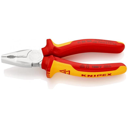 Knipex 01 06 160 Kombizange VDE 160mm 0106160 mit Mehrkomponenten-Hüllen