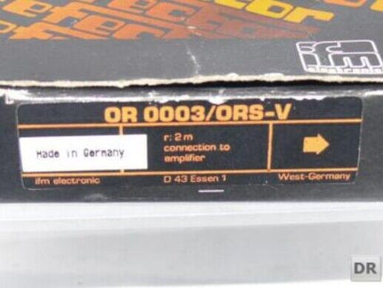 IFM OR0003/0RS-V connection to amplifier / Verstärker verbindung