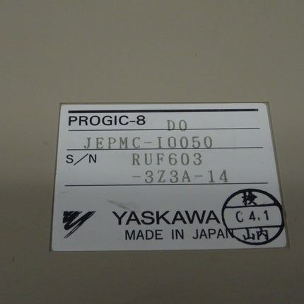 YASKAWA PROGIC-8 D0 JEPMC-IO050 S/N RUF603 -3Z3A1-14 Controller