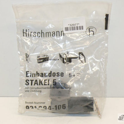 Hirschmann 931694-106 Einbaudose Stakei 5