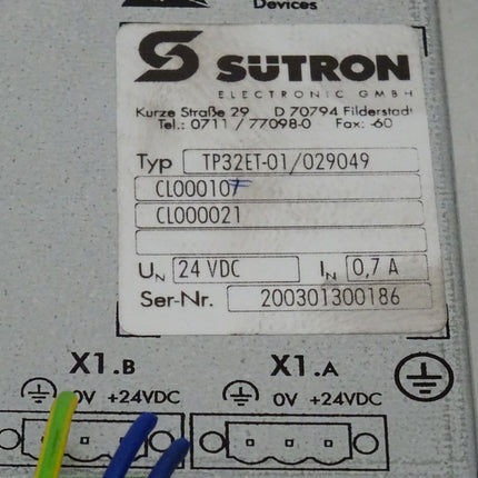 Sütron TP32ET-01 Touchpanel 029049 Panel