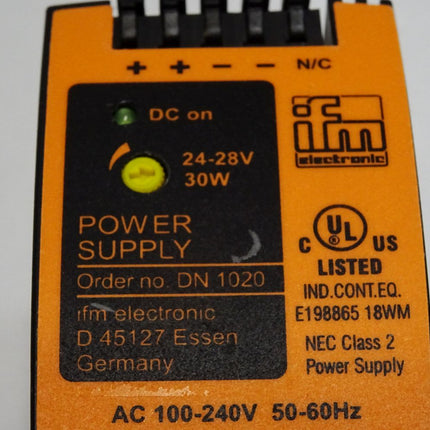 Ifm electronic DN1020  Schaltnetzteil 24 V DC