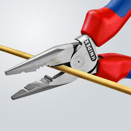 Knipex 08 22 145 Spitz-Kombizange mit Mehrkomponenten-Griff Zange 0822145