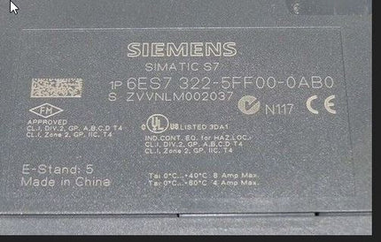 Siemens Simatic S7 6ES7 322-5FF00-0AB0 / 6ES7322-5FF00-0AB0