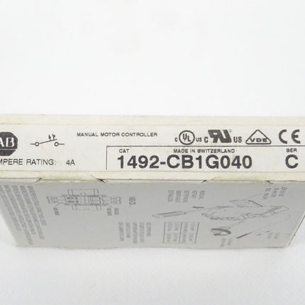 Allen Bradley 1492-CB1G040 Ser. C Motorkontrolle 1492CB1G040 / 4A NEU-OVP