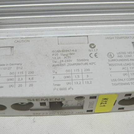 Siemens 3RF2320-1DA02 Halbleiterschütz