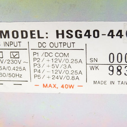 HSG40-44 max. 40W