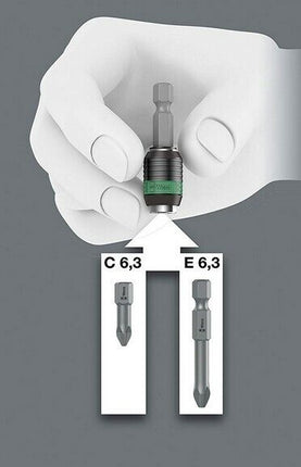 Wera 05056490001 Tool-Check PLUS Bit-Set 32teilig Bitbox 1/4" Rapidaptor