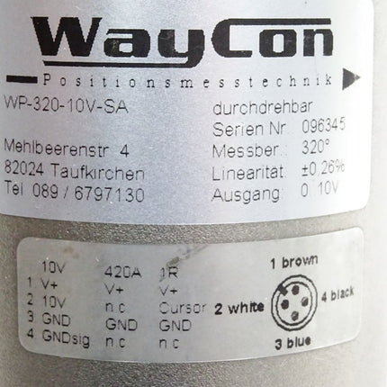 WayCon Positionsmesstechnik Drehwinkelsensor WP-320-10V-SA / Unbenutzt - Maranos.de
