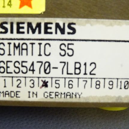 Siemens Analog Ouptut 6ES5470-7LB12 6ES5 470-7LB12