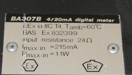 PEPPERL+FUCHS DA4-Ex-01 Digitale Anzeige PF BA307B BEKA