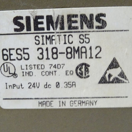 Siemens 6ES5318-8MA12 Simatic Anschaltung ET100U / 6ES5 318-8MA12