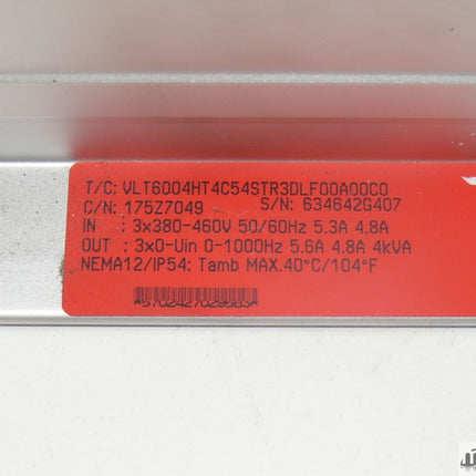 NEU/OVP Danfoss VLT6004 / VLT6004HT4C54STR3DLF00A00C0