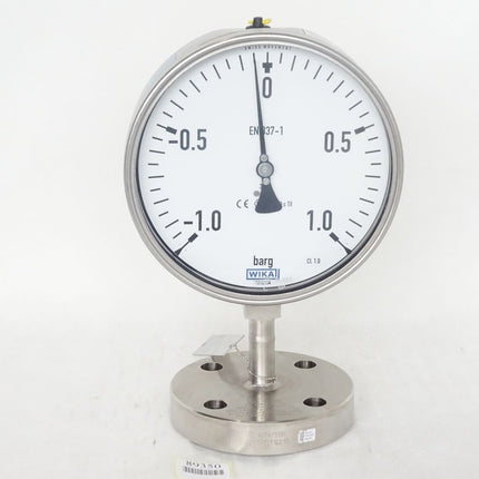 Wika Manometer nach EN 837-1 mit angebautem Druckmittler -1...+1 barg / 9226.01 990.26 / Neu