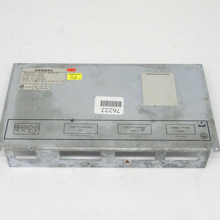 Siemens OP15 6AV3515-1MA30 Back Cover