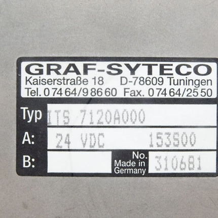 Graf-Syteco ITS7120A000 HMI Panel ITS 712 0A000