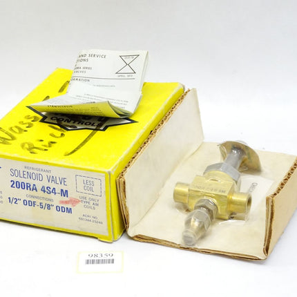 Alco Controls Solenoid Valve 200RA4S4-M 200RA 4S4-M / Neu OVP