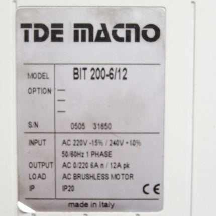 TDE Macno BIT-200-6/12