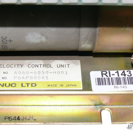 Fanuc A06B-6050-H001 Velocity Control A20B-1000-0590/06B, A20B-1000-0600/05A