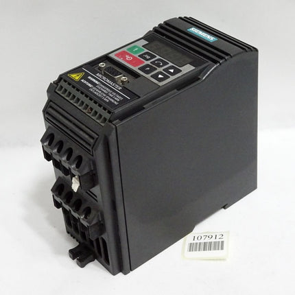 Siemens Micromaster 6SE9212-8BA40 0.75HP 550W