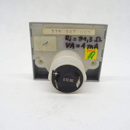 Gossen Analoganzeige 0-100 / 1mA / 0-1,5 Amperemeter Messgerät 375 047 001