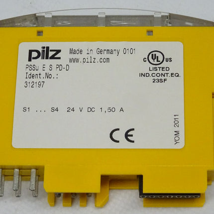 Pilz PSSu E S PD-D Spannungsverteilermodul 312197