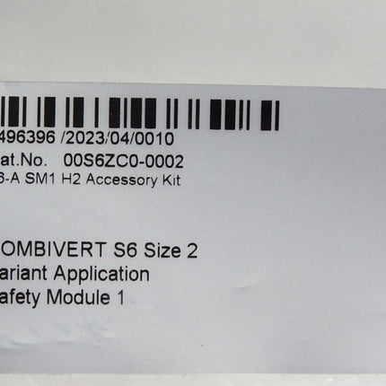 KEB Combivert S6 Size2 Variant Application Safety Module 1 00S6ZC0-0002 S6-A SM1 H2 Zubehör / Neu OVP