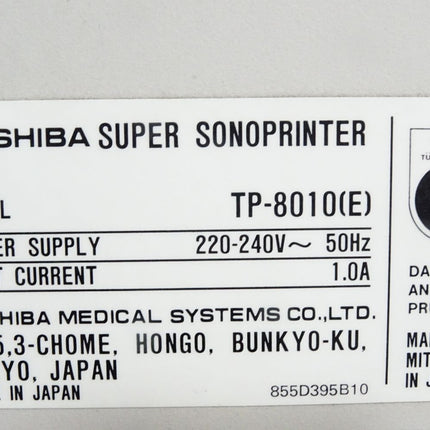 Toshiba Super Sonoprinter TP-8010