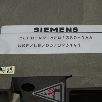 Siemens 6EW1380-1AA Stromversorgung 6EW1 380-1AA