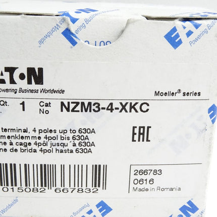 Eaton NZM3-4-XKC 266783 Rahmenklemme 4polig bis 630A / Neu OVP