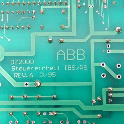 ABB Steuereinheit IBS/RS Rev.6 3/95 / DZ-SK01 + DZ-RS23201