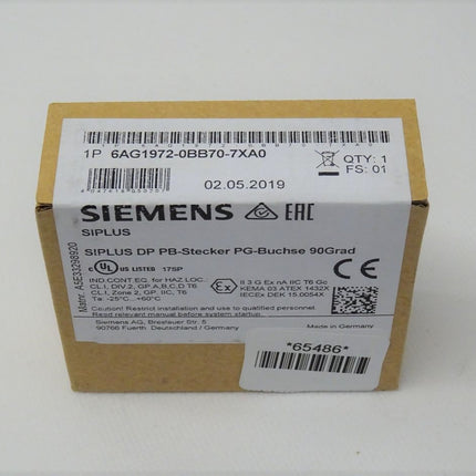 Siemens 6AG1972-0BB70-7XA0 Siplus 6AG1 972-0BB70-7XA0 neu-versiegelt