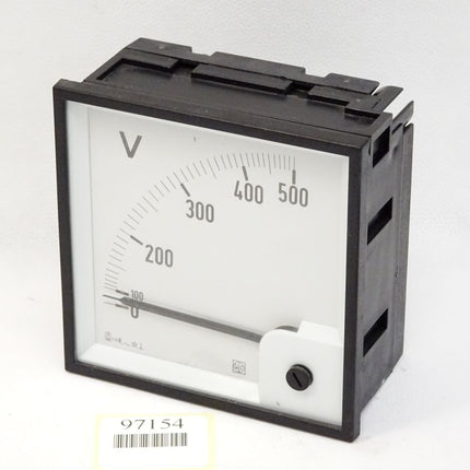 Voltmeter 0...500V Einbaugerät Drehspul-Messwerk