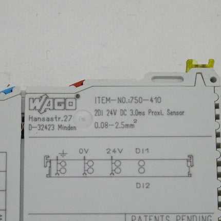 Wago 750-410 SDI 24 DC 3.0ms Proxi. Sensor