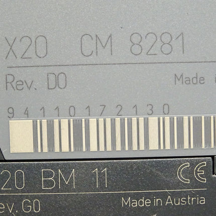 B&R X20CM8281 Rev.D0 X20 CM 8281 Mischmodul